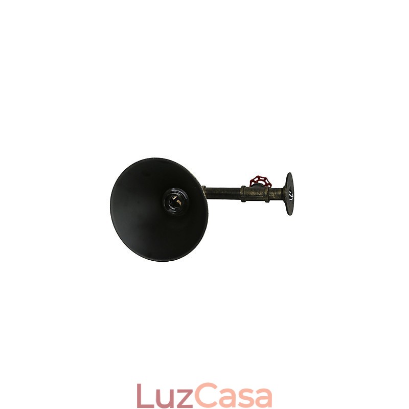 loft Retro Industrial Wall Sconce Restaurante E Bar Metal Water Pipe Lâmpada de parede