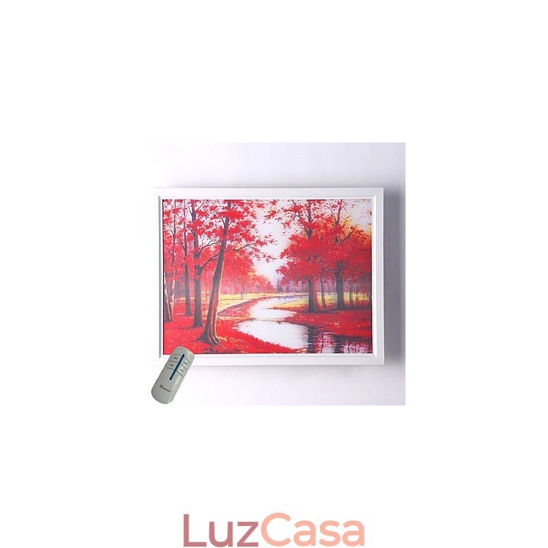 Pintura contemporânea moderna integrada, recurso de pintura contemporânea para arandelas de parede com luz ambiente