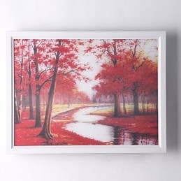 Pintura contemporânea moderna integrada, recurso de pintura contemporânea para arandelas de parede com luz ambiente