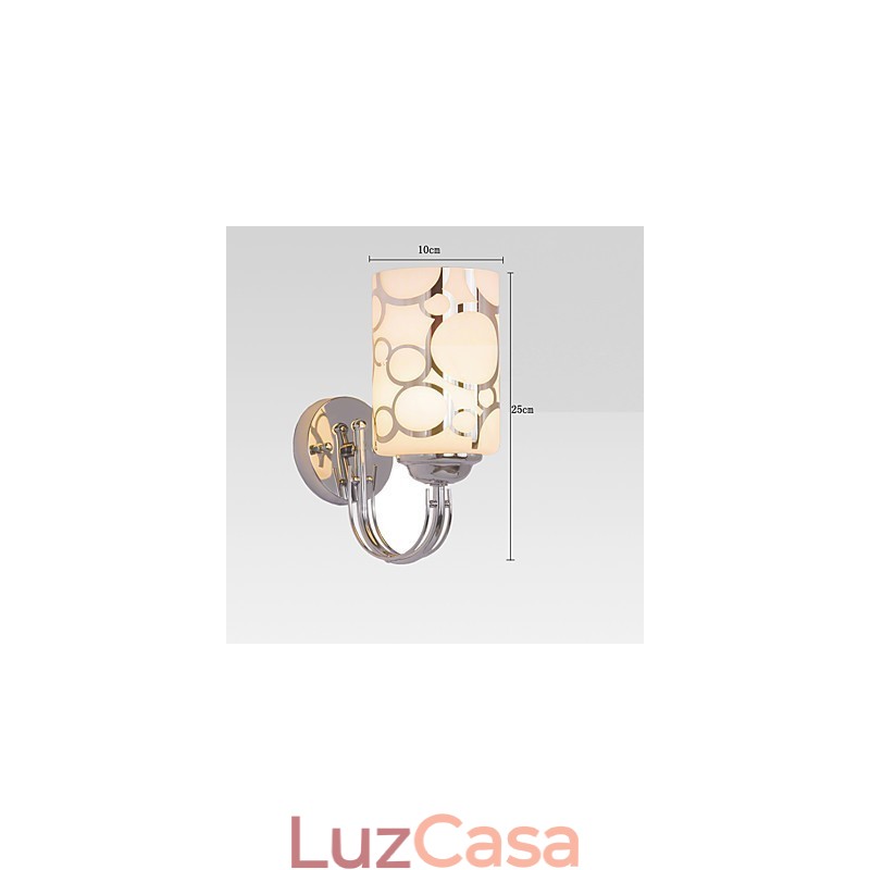 Luminária de parede metálica moderna contemporânea embutida e de teto Hugger, luminária de parede com destaque