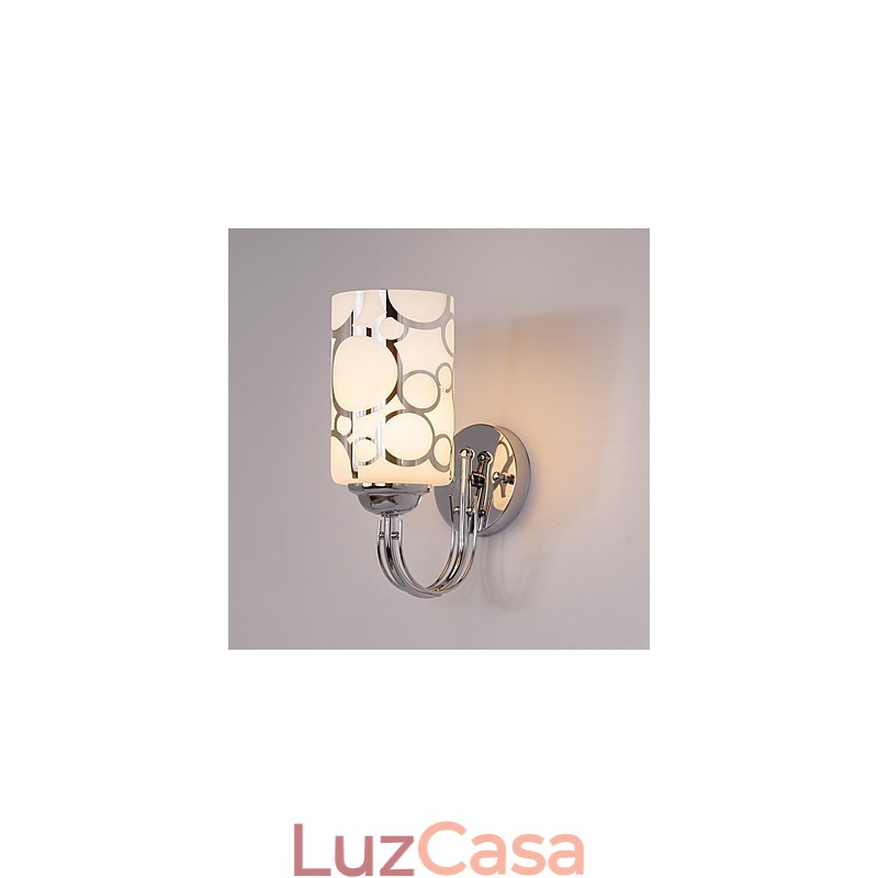 Luminária de parede metálica moderna contemporânea embutida e de teto Hugger, luminária de parede com destaque