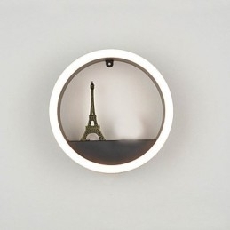 Pintura moderna contemporânea integrada, recurso de pintura contemporânea para arandelas de parede com luz ambiente