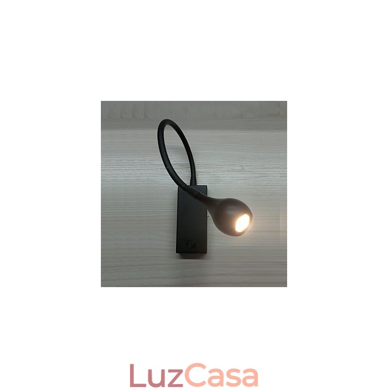 Luminária de parede moderna contemporânea com luz ambiente