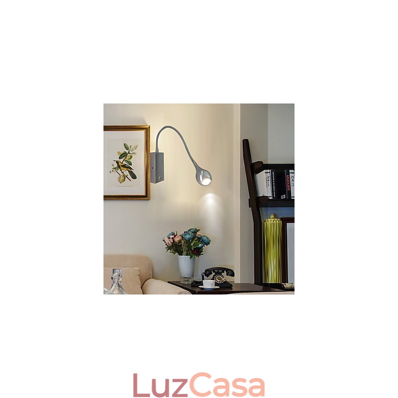Luminária de parede moderna contemporânea com luz ambiente