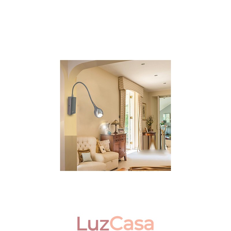 Luminária de parede moderna contemporânea com luz ambiente