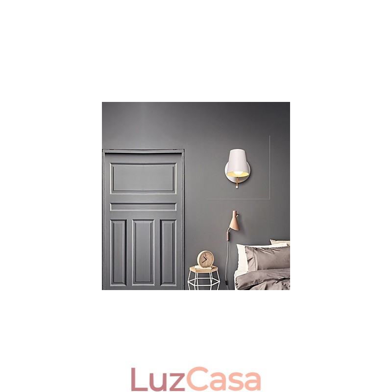 Luminária de parede moderna contemporânea com luz ambiente