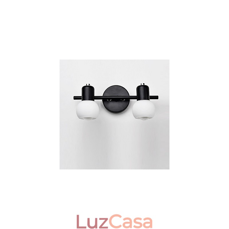 Luminária de parede de vidro moderna contemporânea com luz ambiente, arandelas de parede, luminária de parede