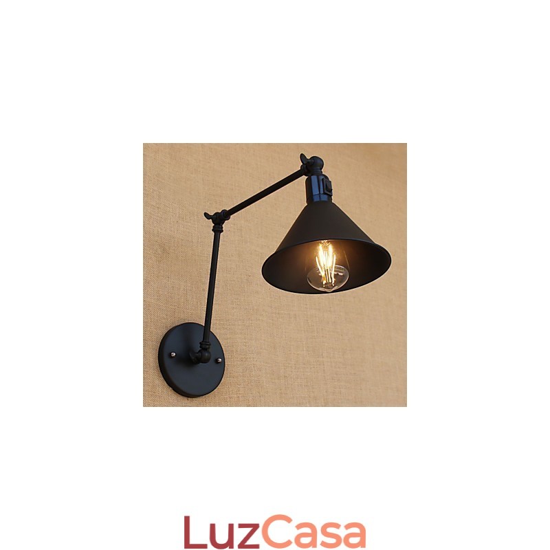 Recurso de pintura retrô country para braço oscilante estilo mini proteção ocular downlight luzes de braço oscilante