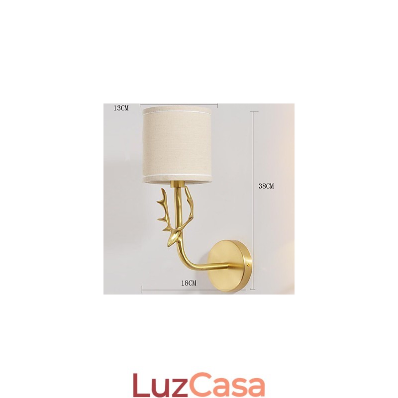 Simples Vintage Tradicional Clássico Latão Recurso para Mini Estilo Luz Ambiente Arandelas de Parede Luz de Parede
