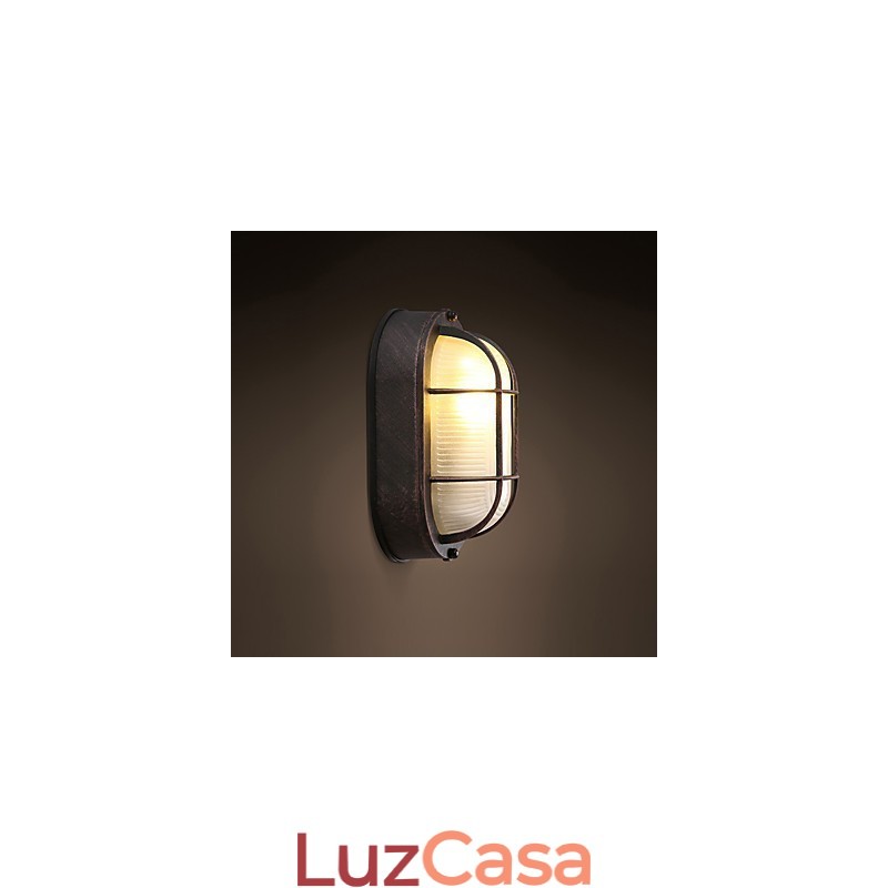 Luminária de parede moderna contemporânea com luz ambiente