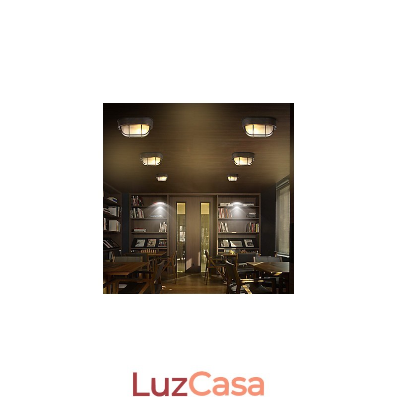 Luminária de parede moderna contemporânea com luz ambiente