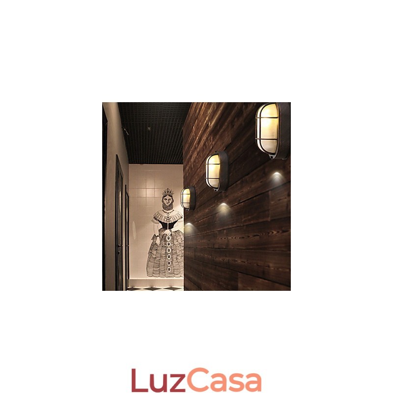 Luminária de parede moderna contemporânea com luz ambiente