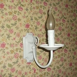 Luminária de parede moderna simples, vela, lâmpada de cabeça única, lâmpada de cabeceira para corredor