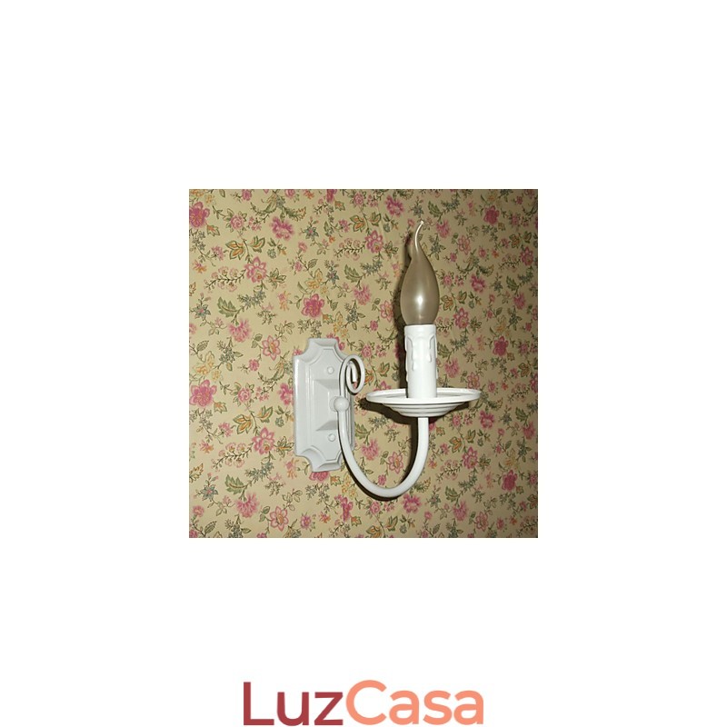 Luminária de parede moderna simples, vela, lâmpada de cabeça única, lâmpada de cabeceira para corredor