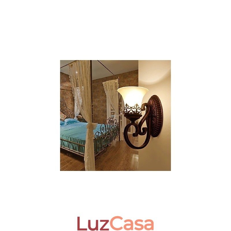 Recurso eletrogalvanizado contemporâneo moderno para arandelas de parede com luz ambiente