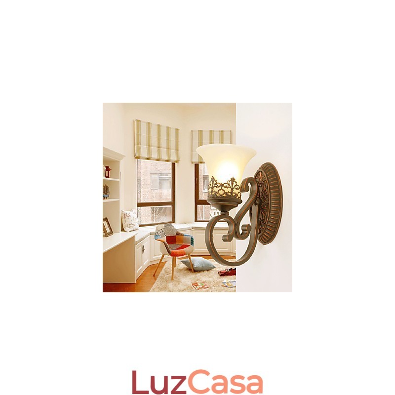 Recurso eletrogalvanizado contemporâneo moderno para arandelas de parede com luz ambiente
