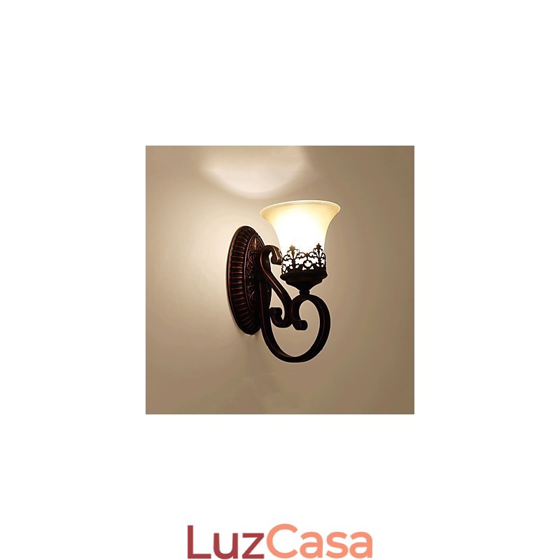 Recurso eletrogalvanizado contemporâneo moderno para arandelas de parede com luz ambiente