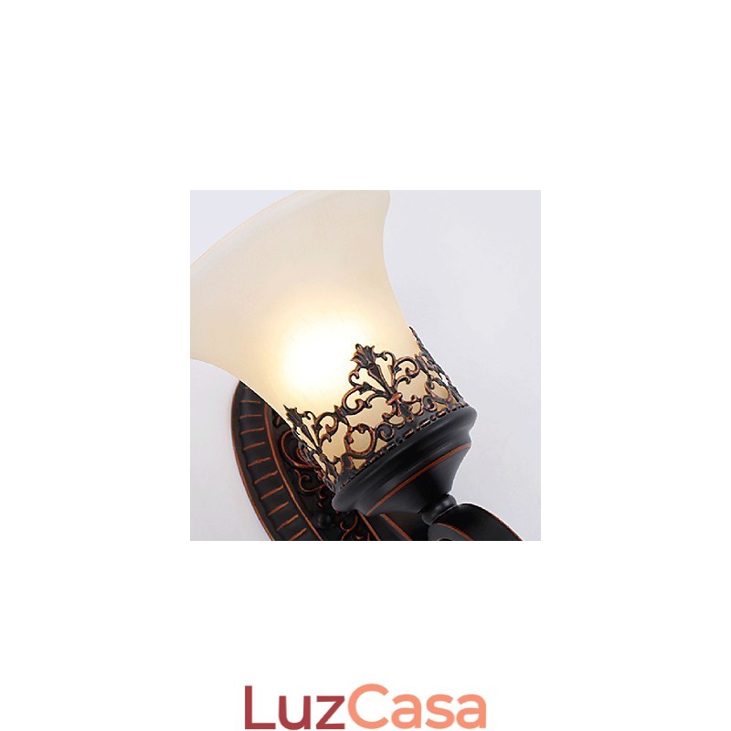 Recurso eletrogalvanizado contemporâneo moderno para arandelas de parede com luz ambiente
