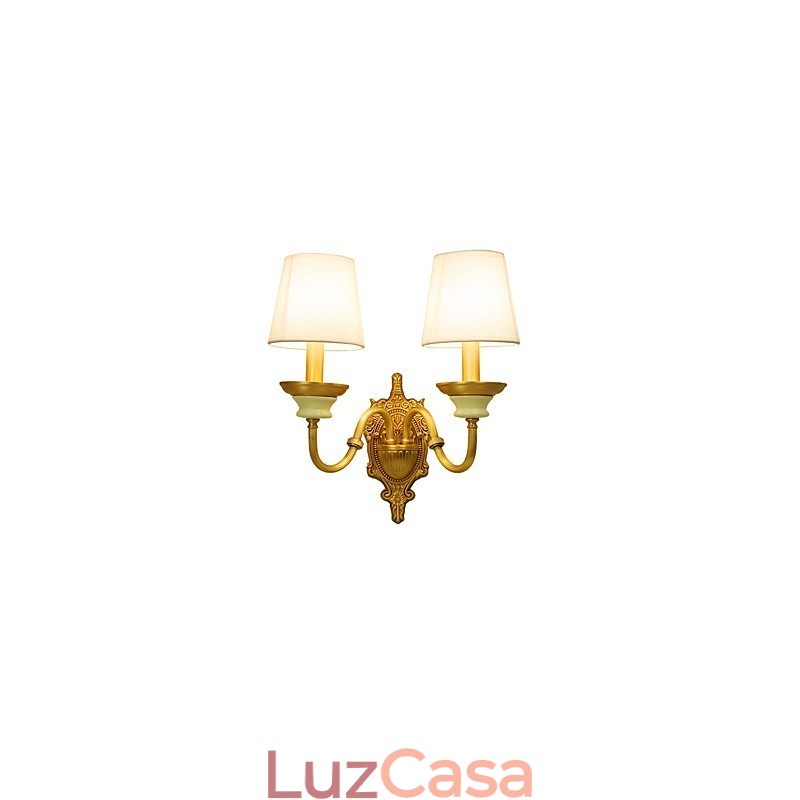 Simples Country Tradicional Clássico Latão Recurso para Mini Estilo Uplight Wall Sconces Luz de Parede