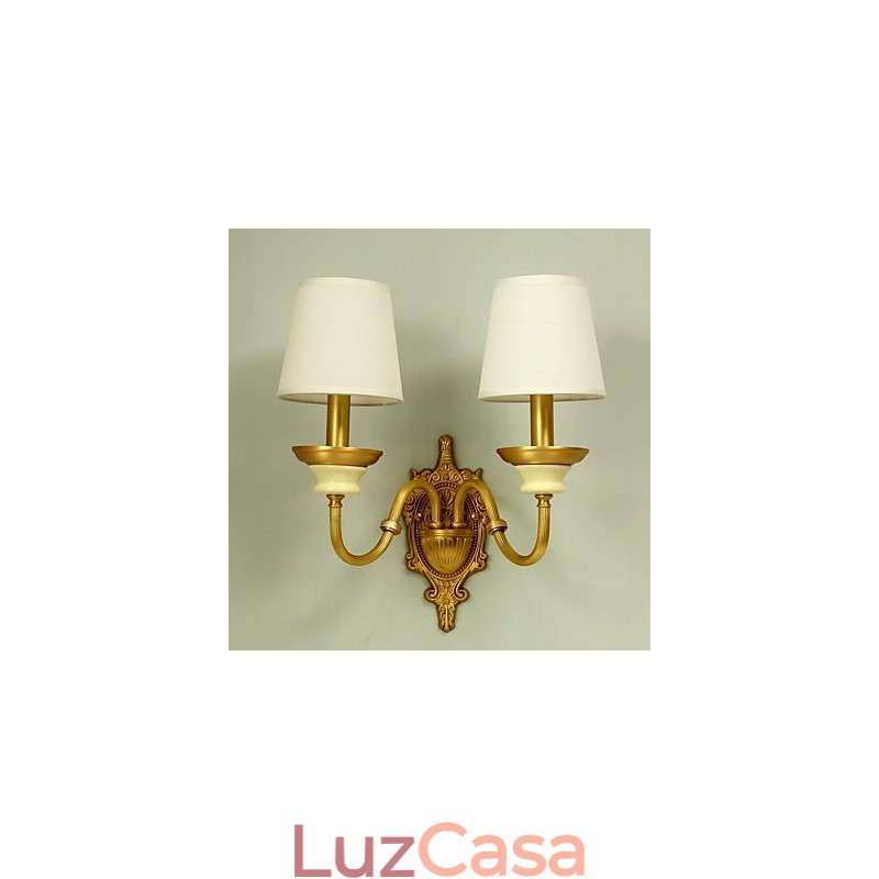 Simples Country Tradicional Clássico Latão Recurso para Mini Estilo Uplight Wall Sconces Luz de Parede