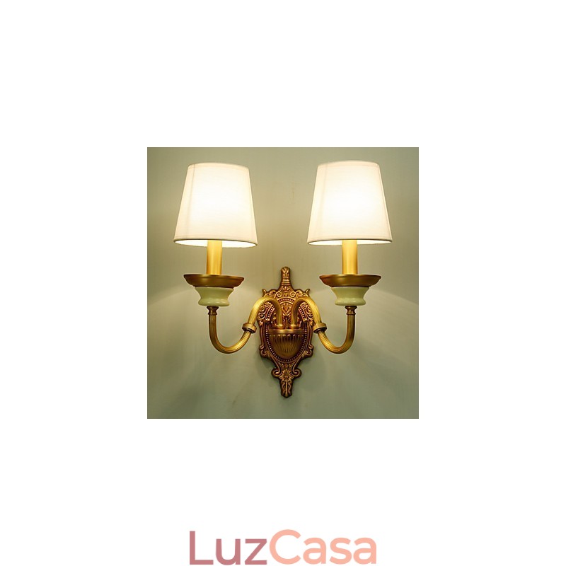 Simples Country Tradicional Clássico Latão Recurso para Mini Estilo Uplight Wall Sconces Luz de Parede