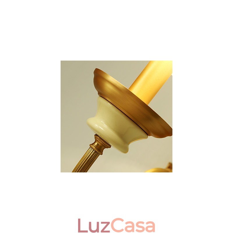 Simples Country Tradicional Clássico Latão Recurso para Mini Estilo Uplight Wall Sconces Luz de Parede