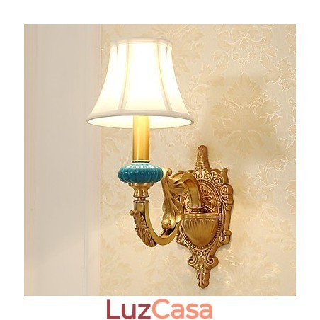 Simples Country Tradicional Clássico Latão Recurso para Mini Estilo Uplight Wall Sconces Luz de Parede Simples Country Tradicional Clássico Latão Recurso para Mini Estilo Uplight Wall Sconces Luz de Parede