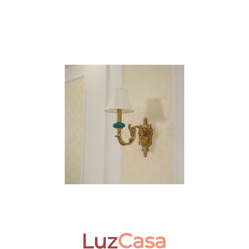 Simples Country Tradicional Clássico Latão Recurso para Mini Estilo Uplight Wall Sconces Luz de Parede