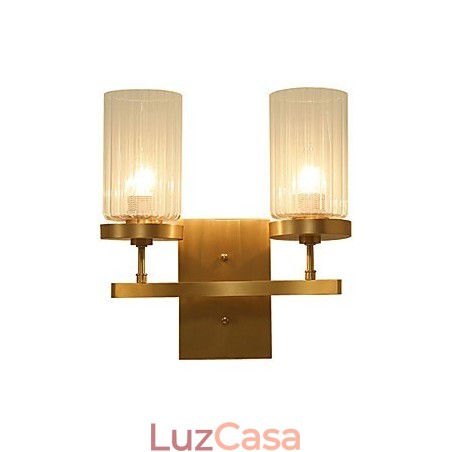 Recurso de latão country clássico tradicional para arandelas de parede estilo mini uplight Recurso de latão country clássico tradicional para arandelas de parede estilo mini uplight