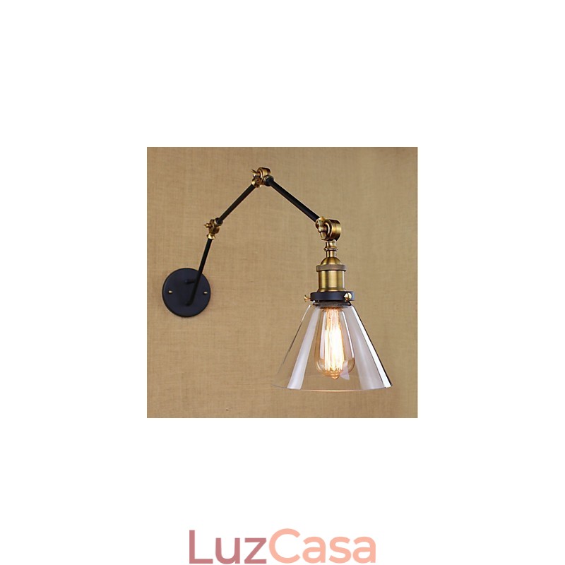 Pintura retrô vintage simples para proteção ocular com braço oscilante e luz ambiente