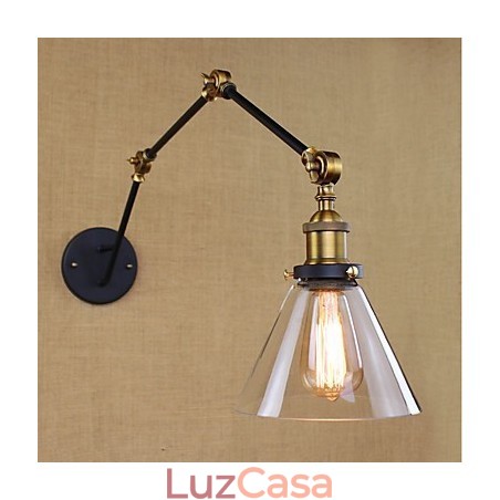 Pintura retrô vintage simples para proteção ocular com braço oscilante e luz ambiente Pintura retrô vintage simples para proteção ocular com braço oscilante e luz ambiente