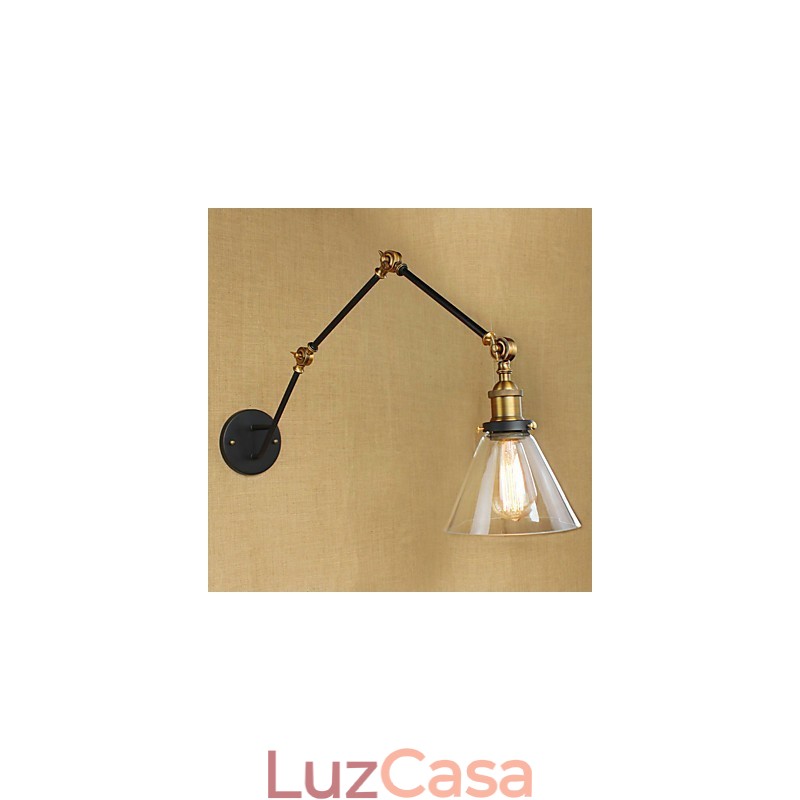 Pintura retrô vintage simples para proteção ocular com braço oscilante e luz ambiente