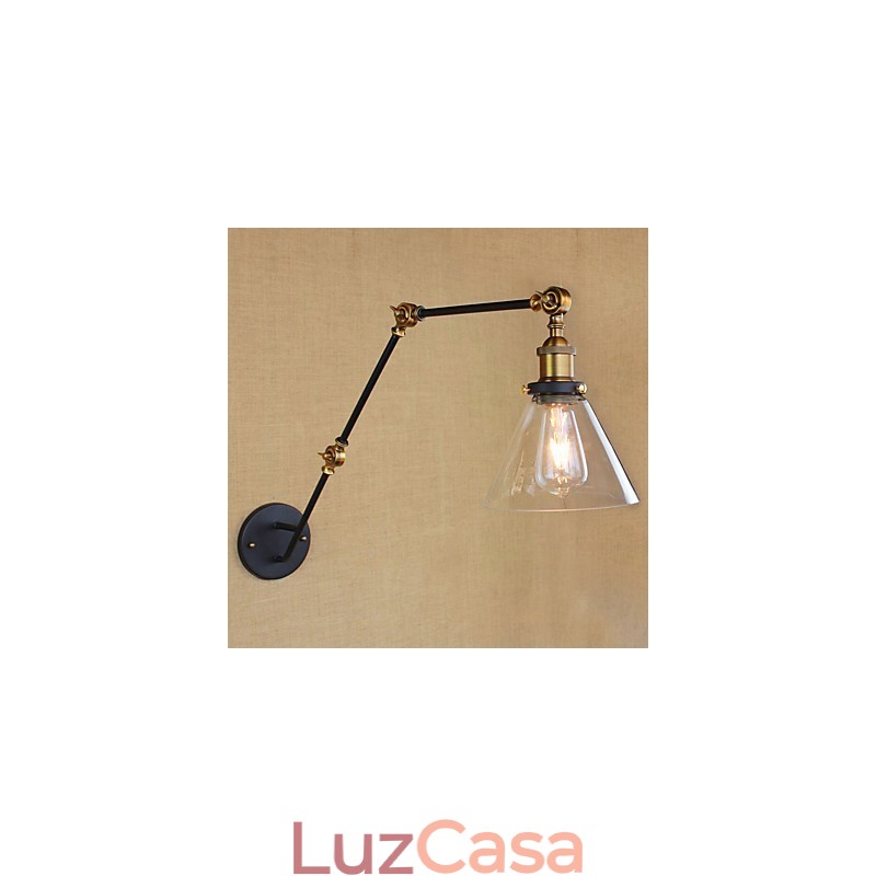 Pintura retrô vintage simples para proteção ocular com braço oscilante e luz ambiente