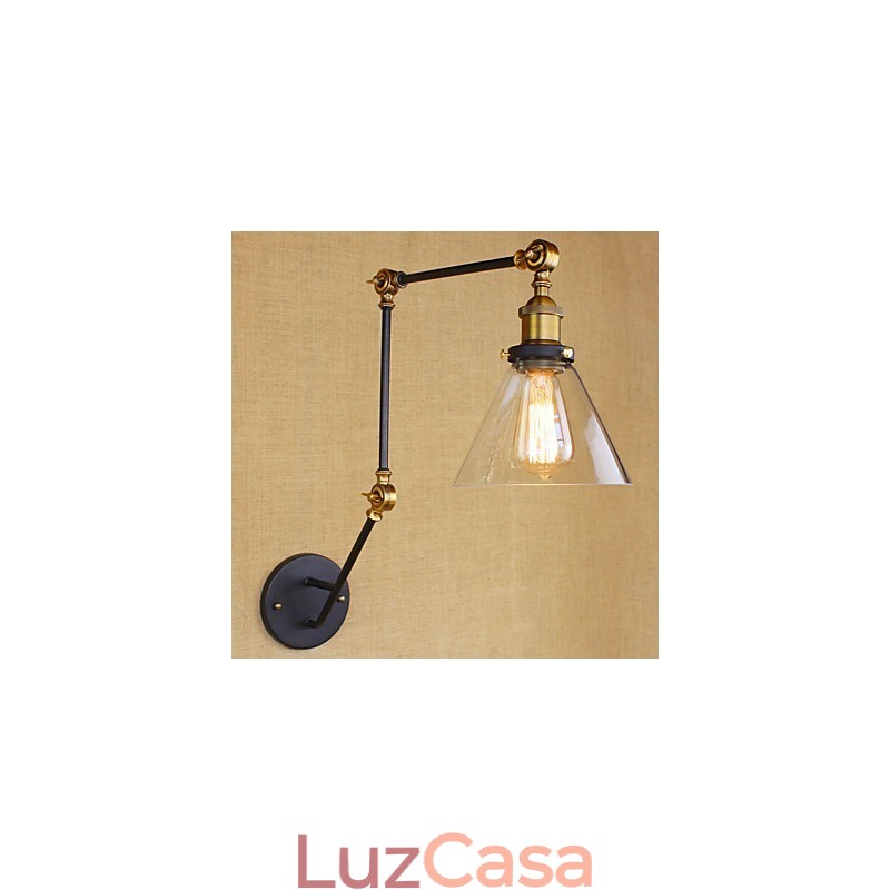 Pintura retrô vintage simples para proteção ocular com braço oscilante e luz ambiente