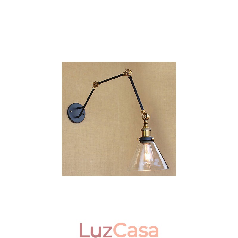 Pintura retrô vintage simples para proteção ocular com braço oscilante e luz ambiente