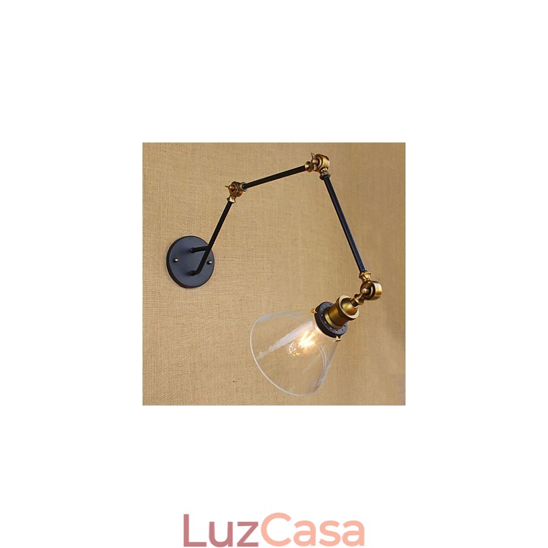 Pintura retrô vintage simples para proteção ocular com braço oscilante e luz ambiente