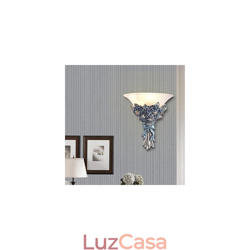 Pastorale Malerei Wand Lampe Wand Gang leuchtet eine amerikanische Harz Wandleuchten