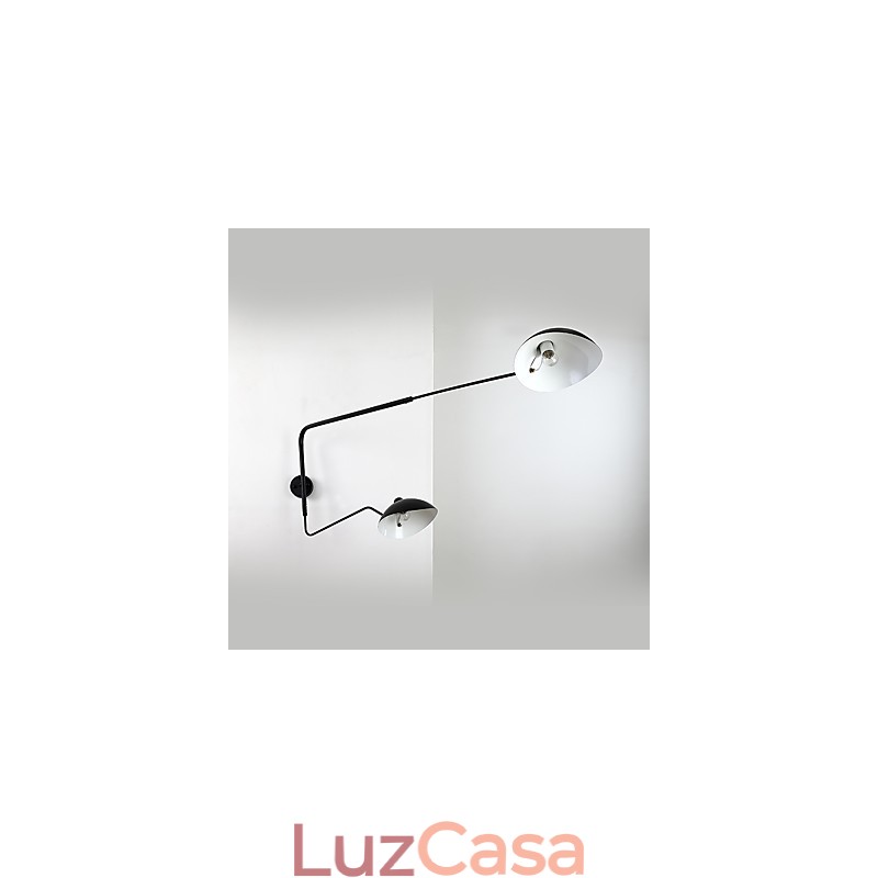 Luminária de parede vintage estilo industrial loft americano para quarto, sala de jantar, sala de café e bar, decoração de parede