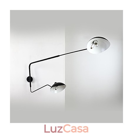 Luminária de parede vintage estilo industrial loft americano para quarto, sala de jantar, sala de café e bar, decoração de parede