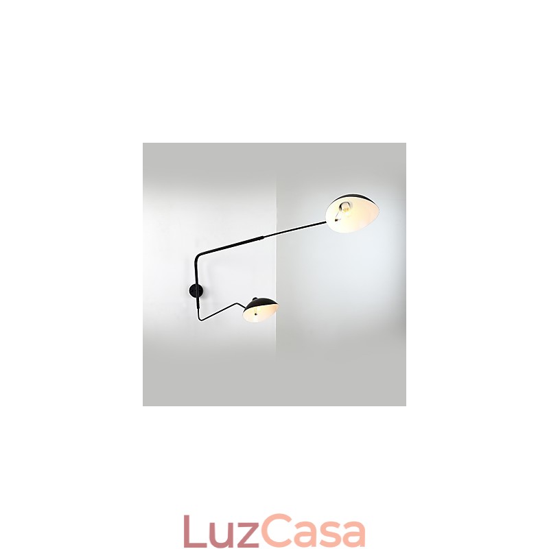 Luminária de parede vintage estilo industrial loft americano para quarto, sala de jantar, sala de café e bar, decoração de parede