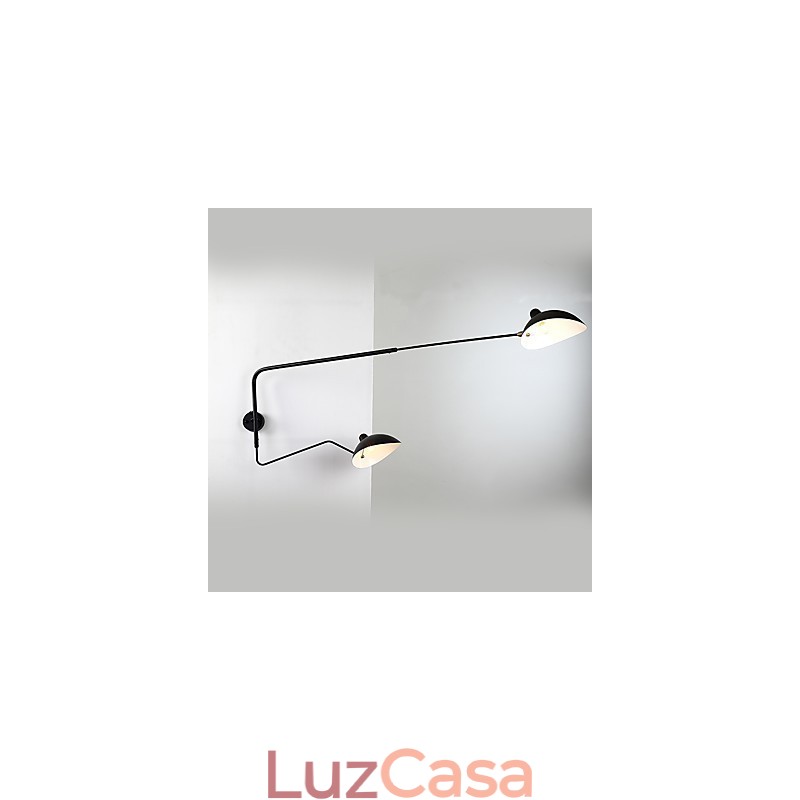 Luminária de parede vintage estilo industrial loft americano para quarto, sala de jantar, sala de café e bar, decoração de parede