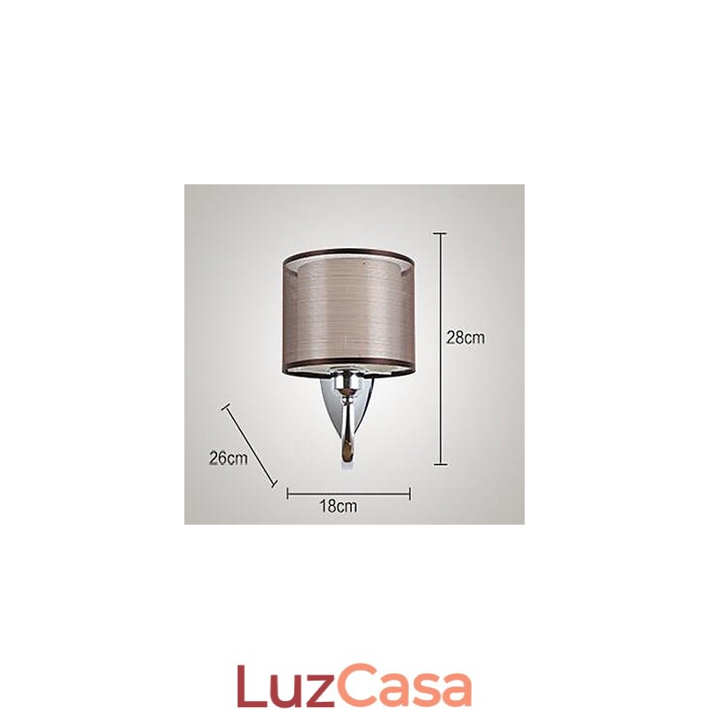 Luminária de parede vintage galvanizada Downlight