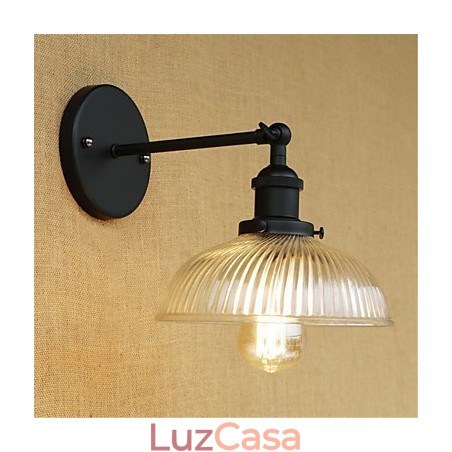 Pintura retrô country para proteção ocular em estilo mini, arandelas de parede com luz ambiente