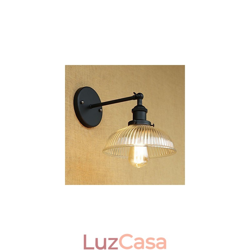 Pintura retrô country para proteção ocular em estilo mini, arandelas de parede com luz ambiente