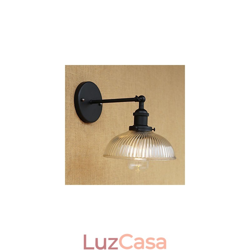 Pintura retrô country para proteção ocular em estilo mini, arandelas de parede com luz ambiente