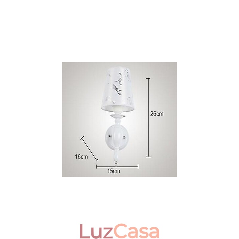 Luminária de parede moderna contemporânea galvanizada Uplight