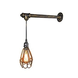 Luminárias de parede vintage loft com interruptor Industrial Edison Fashion Simplicity Wall Sconce Metal Base Cap