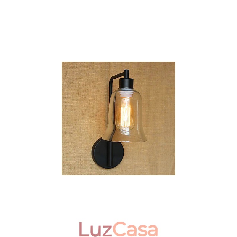 Recurso de acabamento em óxido preto rústico para braço articulado para luz ambiente