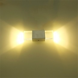 6 Soquetes de Tubo Fluorescente Moderno Contemporâneo Brilhante Característica para Luz Ambiente Arandelas de Parede Luz de Parede