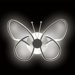 Luminárias de parede modernas em forma de borboleta, criativas, de metal e acrílico, para sala de estar, corredor, quarto, quartos de hotel, abajur de cabeceira